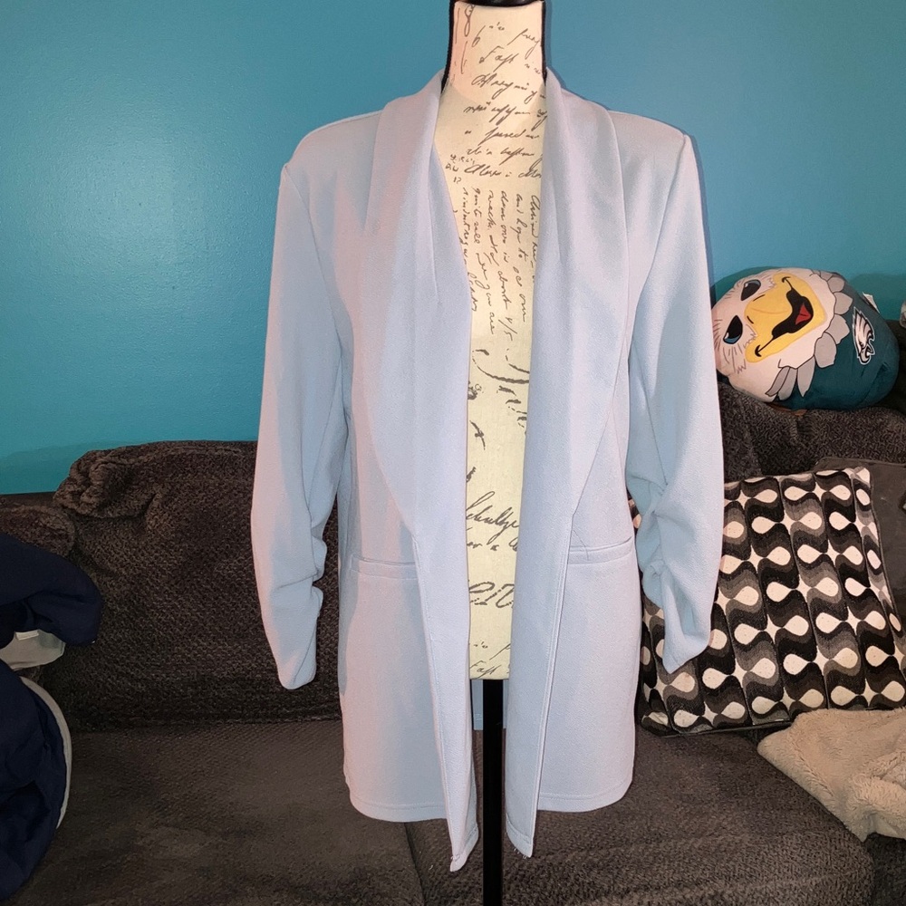 🎉4 for $20 SHEIN Women's Textured Blue Blazer, Large